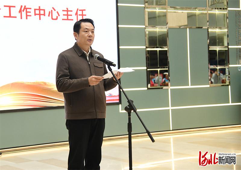 共青团河北省委志愿者工作中心主任曲圆致辞 戎利彬摄影